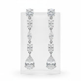 CUBIC ZIRCONIA COLLECTION - SHIMMER DROP EARRINGS - CZER503