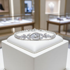 ATHENA COLLECTION - STARLET CHIC BRACELET - (BR45) SILVER