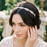 ATHENA COLLECTION - CRYSTAL HEADBAND - AHB24 SILVER