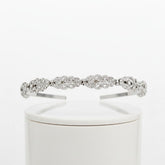 ATHENA COLLECTION - CRYSTAL HEADBAND - AHB24 SILVER