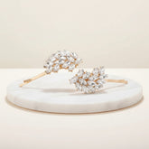 ATHENA COLLECTION - VINTAGE GLITZY CLIPS - (CLIP 755) GOLD