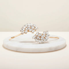ATHENA COLLECTION - VINTAGE GLITZY CLIPS - (CLIP 755) GOLD