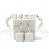 ATHENA COLLECTION - CHIC PEARL VINE SET - HP174 - GOLD SET