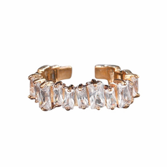 ATHENA COLLECTION - DIVINE CRYSTAL RING - ADJUSTABLE - ROSE GOLD R6