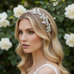 CUBIC ZIRCONIA COLLECTION - GLITZY GLAM HEADPIECE - AHB30