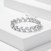 CZ COLLECTION - CLASSIC CRYSTAL BRACELET - CZBRA49 SILVER