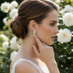 CUBIC ZIRCONIA COLLECTION - STARLET ALLURE EARRINGS - CZER512