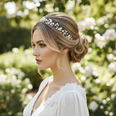 ATHENA COLLECTION - HEAVENLY PEARL VINE - HP177 SILVER