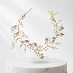 ATHENA COLLECTION - STARLET ELEGANCE HAIR VINE - GOLD HP179
