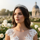 CUBIC ZIRCONIA COLLECTION - CRYSTAL DIVINE TIARA - AHB47