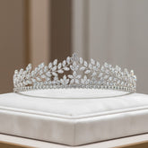 CUBIC ZIRCONIA COLLECTION - CRYSTAL DIVINE TIARA - AHB47