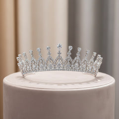 CUBIC ZIRCONIA COLLECTION - CRYSTAL RADIANCE TIARA - AHB40