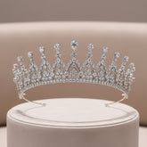 CUBIC ZIRCONIA COLLECTION - CRYSTAL RADIANCE TIARA - AHB40