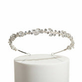 ATHENA COLLECTION - CRYSTAL CHIC HEADBAND - AHB-52 SILVER