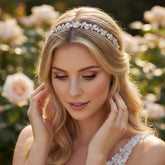 ATHENA COLLECTION - CRYSTAL CHIC HEADBAND - AHB-52 SILVER