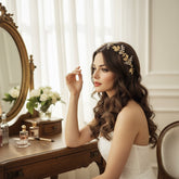 ATHENA COLLECTION - DAZZLING LUXE HAIR VINE - HP180 SILVER