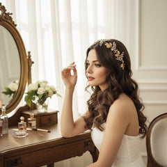 ATHENA COLLECTION - DAZZLING LUXE HAIR VINE - HP180 SILVER