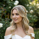 ATHENA COLLECTION - CRYSTAL SPARKLE VINE - SILVER HP181