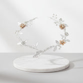 ATHENA COLLECTION - GLITZY PINK BLUSH VINE - HP163 SILVER