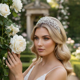 CUBIC ZIRCONIA COLLECTION - LUXE GLAM HEADBAND - AHB37