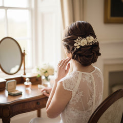 ATHENA COLLECTION - SHIMMERING BRIDAL COMB - HC212