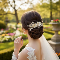 ATHENA COLLECTION - SHIMMERING BRIDAL COMB - HC212