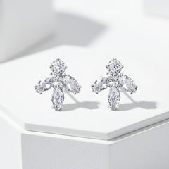 CUBIC ZIRCONIA COLLECTION - DAINTY DAZZLE EARRINGS - CZER532