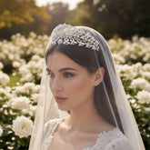 CUBIC ZIRCONIA COLLECTION - GRACEFUL ELEGANCE HEADPIECE - AHB55