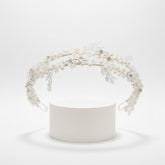 ATHENA COLLECTION - ETERNAL GARLAND HEADBAND - SILVER (AHB56)