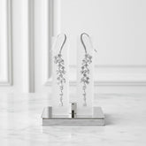 CUBIC ZIRCONIA COLLECTION - SHIMMERING CRYSTAL DROP EARRINGS - CZER546