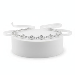 ATHENA COLLECTION - CRYSTALLURE BRIDAL BELT - SILVER (BELT36)