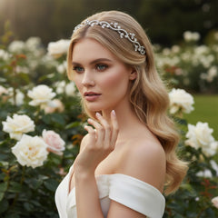 SASSB COLLECTION - LUXE VINE HEADBAND - HDB44 SILVER