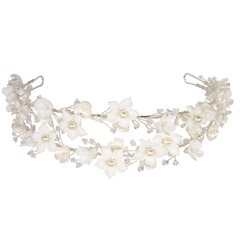 ATHENA COLLECTION - ETERNALLY CHIC HEADBAND - AHB60 SILVER