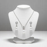 ATHENA COLLECTION - CHIC PEARL NECKLACE SET - NK122