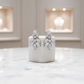 CUBIC ZIRCONIA COLLECTION - CRYSTAL DIVINE EARRINGS - CZER557