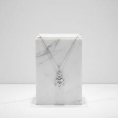 CUBIC ZIRCONIA COLLECTION - CRYSTAL DIVINE EARRINGS NECKLACE -CZNK123
