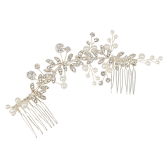 ATHENA COLLECTION - ETERNALLY CRYSTAL COMB - HC219 SILVER