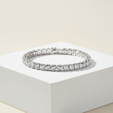 CUBIC ZIRCONIA COLLECTION - CRYSTAL GLAM TENNIS BRACELET - BR116A