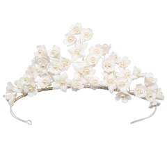 ATHENA COLLECTION - FLORAL EXTRAVAGANCE TIARA -AHB63
