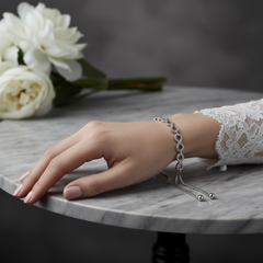 CUBIC ZIRCONIA CRYSTAL - LUXE ETERNITY BRACELET - BR117