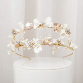 ATHENA COLLECTION - GLAMOROUS PINK BLUSH HEADPIECE - AHB92