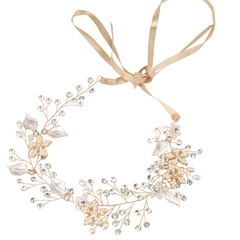 ATHENA COLLECTION - CRYSTAL ELEGANCE HAIRVINE - HP187 ROSE GOLD