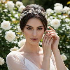 ATHENA COLLECTION - CRYSTAL ELEGANCE HAIRVINE - HP187 ROSE GOLD