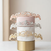 ATHENA COLLECTION - ETERNALLY CRYSTAL TIARA SET -