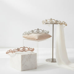 ATHENA COLLECTION - ETERNALLY CRYSTAL TIARA SET -
