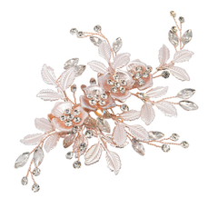 ATHENA COLLECTION - FLORAL ROMANCE HEADPIECE- HC222 ROSE GOLD