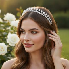 CUBIC ZIRCONIA COLLECTION - HOLLYWOOD GLAM HEADBAND - AHB106