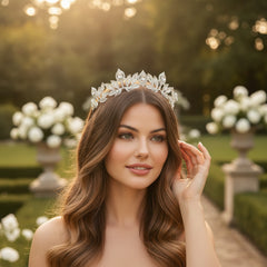 ATHENA COLLECTION - GLAM CRYSTAL VINE TIARA - AHB80