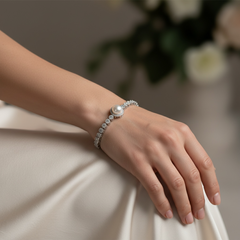 CUBIC ZIRCONIA COLLECTION - EXQUISITE CRYSTAL BRACELET - BR120