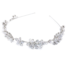 CUBIC ZIRCONIA COLLECTION - SHIMMERING VINE HEADBAND - AHB85